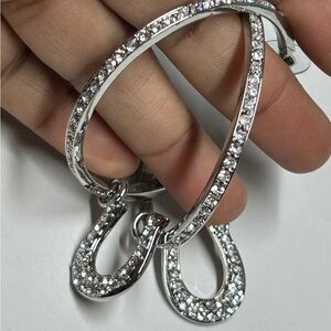 Elegant Silver Hoop Earrings